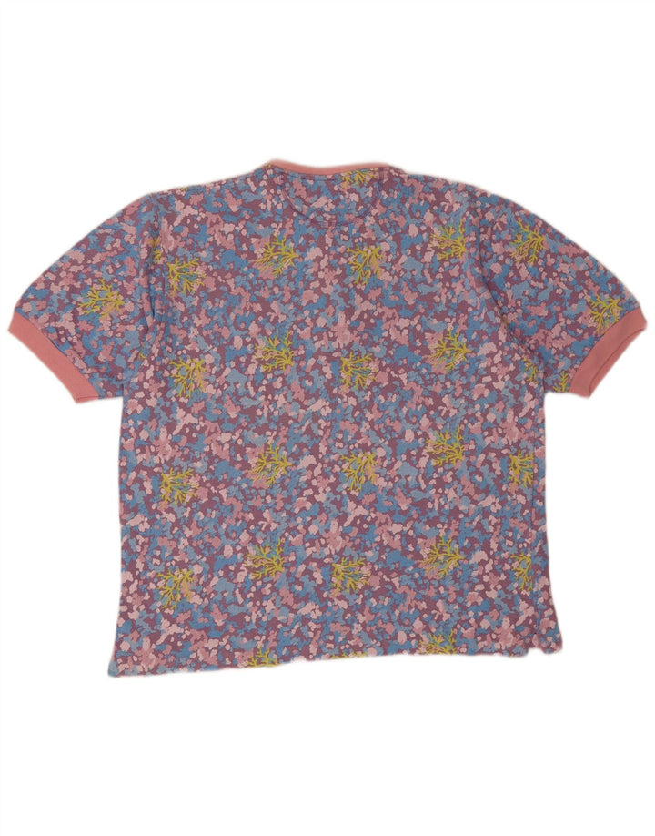 Challenger Ανδρικό T-Shirt Top XL Πολύχρωμο Βαμβακερό Floral