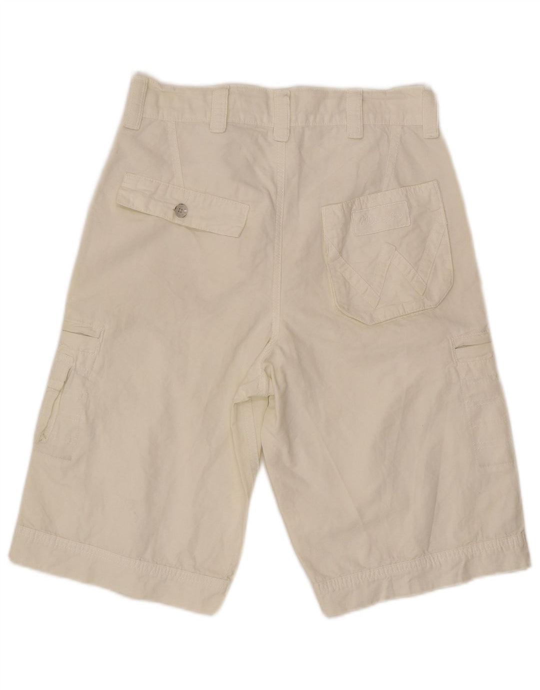 Ανδρικό σορτς Wrangler Fitz Cargo W30 Μεσαίο λευκό βαμβακερό