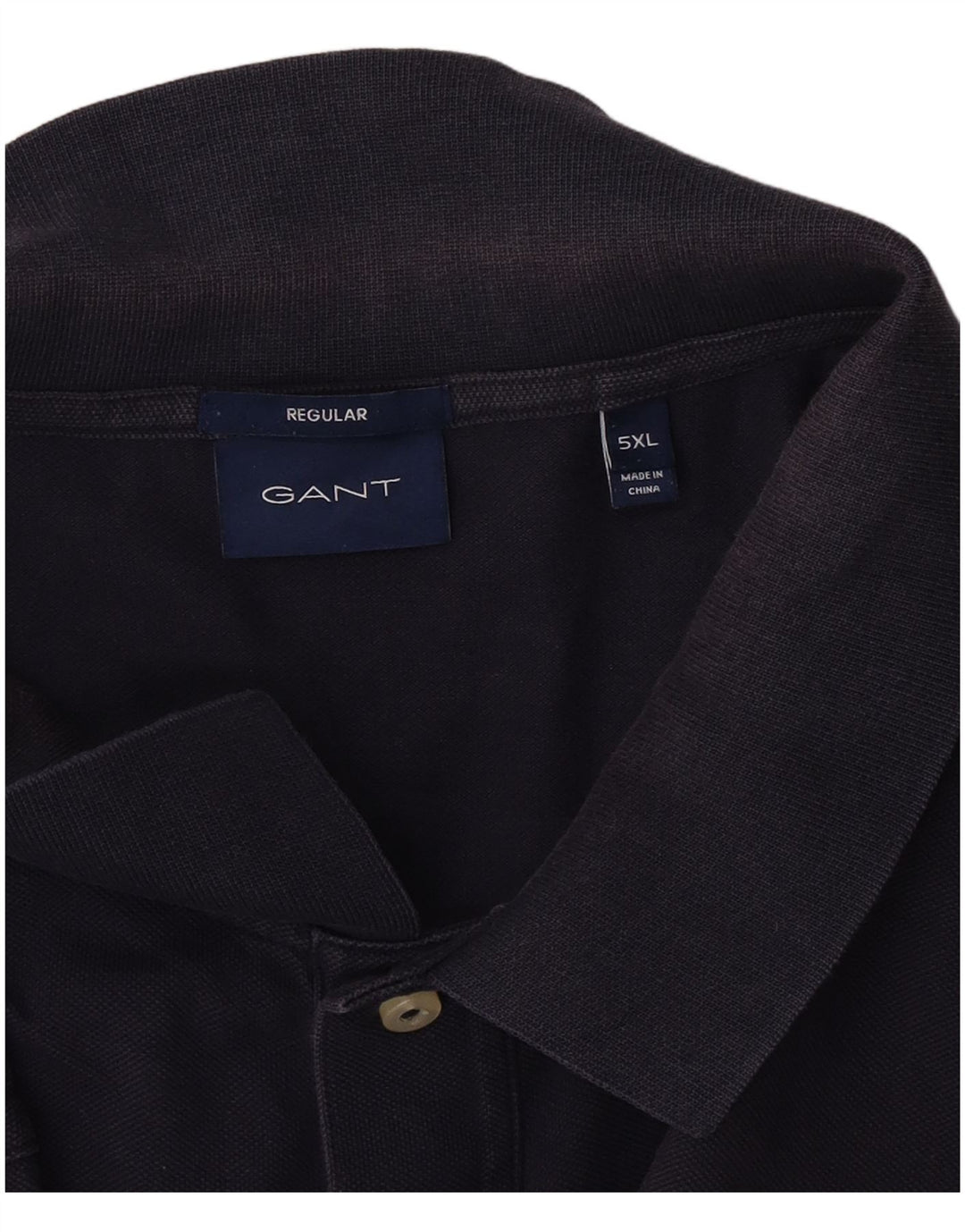 Gant Ανδρικό μπλουζάκι πόλο κανονικής εφαρμογής 5XL Navy Blue