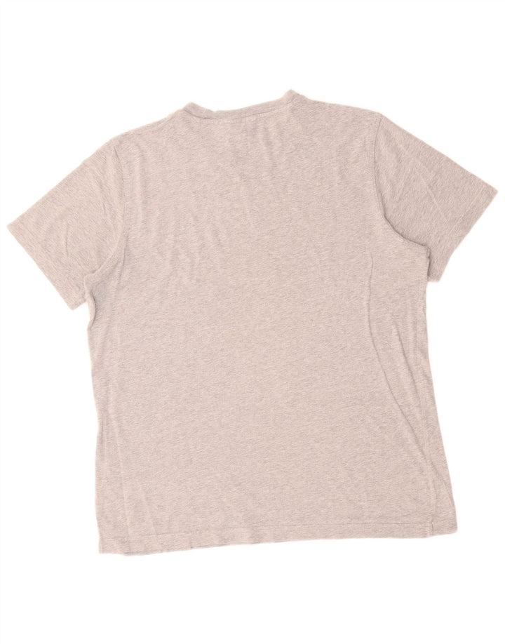 Ανδρικό γραφικό μπλουζάκι ADIDAS Top Medium Grey Cotton