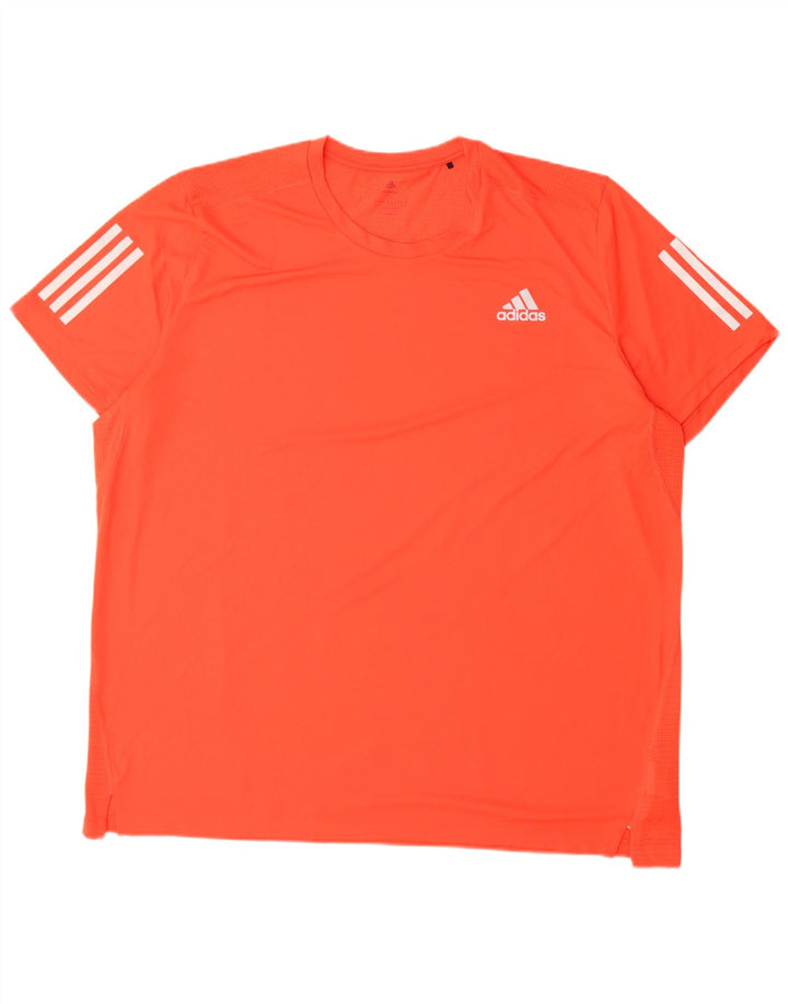 Ανδρικό T-Shirt ADIDAS Top 2XL Πορτοκαλί Πολυεστέρας