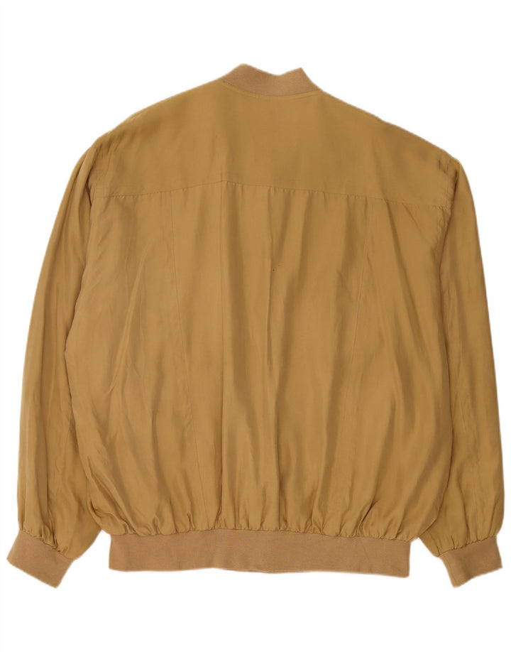 Paul & Shark Ανδρικό Bomber Jacket UK 42 XL Yellow Silk