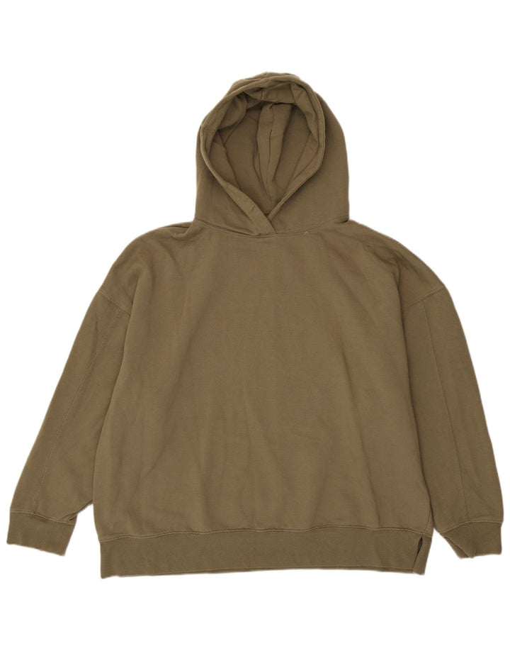 Topshop Γυναικείο Hoodie Jumper UK 12 /14 Μεσαίο πολυεστέρας χακί