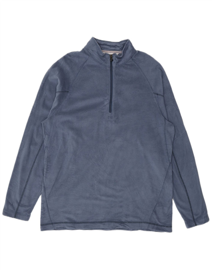 Ανδρικό φερμουάρ Columbia Fleece Jumper με μεσαίο μπλε πολυεστέρα