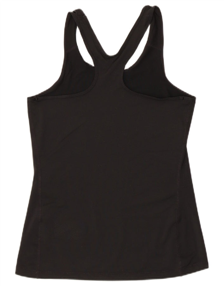Γυναικείο γραφικό γιλέκο Nike τοπ UK 10 Small Black Polyester