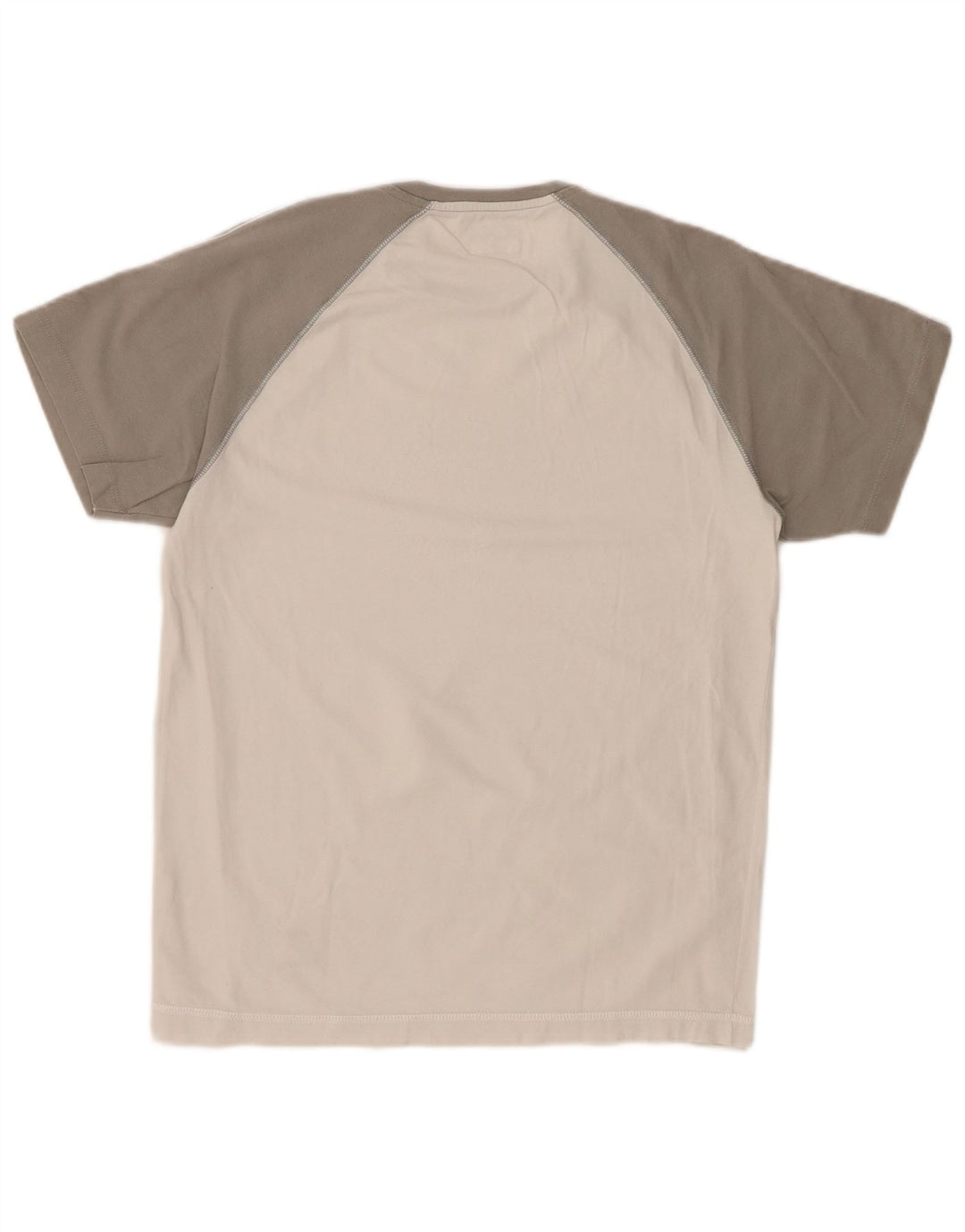 Γυναικείο T-Shirt CHAMPION Top UK 14 Large White Colourblock