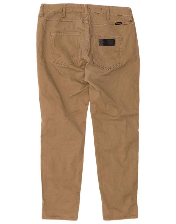 Ανδρικό παντελόνι WRANGLER Spencer Slim Cropped W30 L26 Beige βαμβακερό
