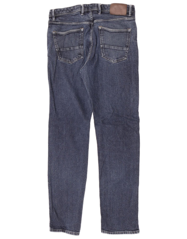 Massimo Dutti Ανδρικό Slim Jeans W31 L29 Μπλε βαμβακερό