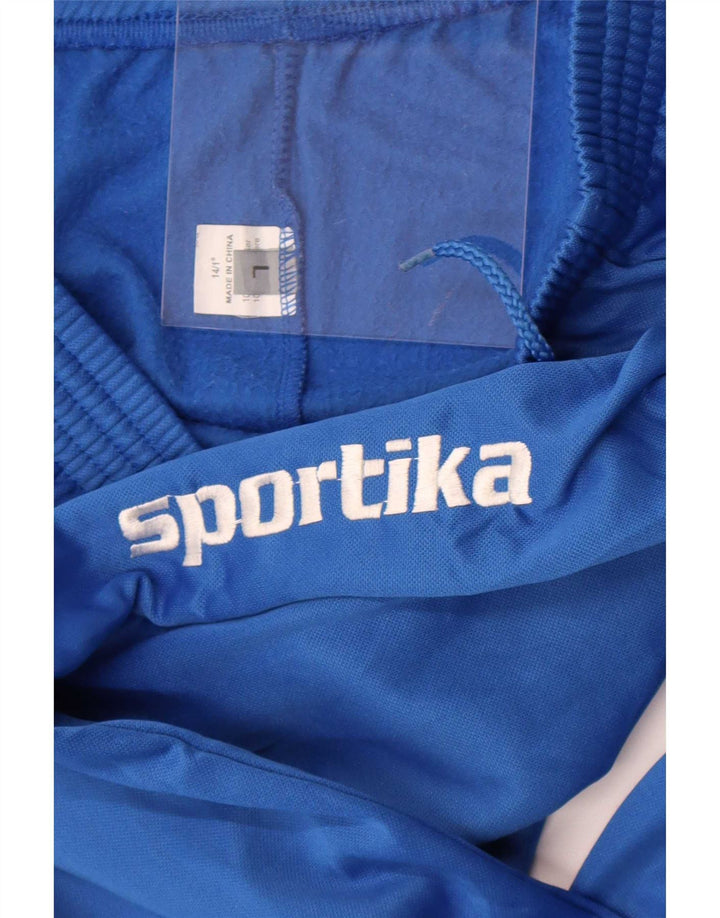 Vintage Ανδρικά Γραφικά Αθλητικά Παντελόνια Joggers Μεγάλο Μπλε Πολυεστέρα