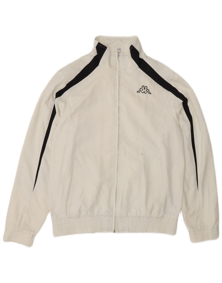 Ανδρική φόρμα KAPPA Top Jacket Small White Polyester