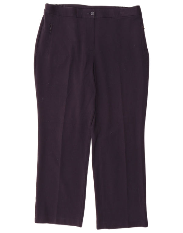 Γυναικεία Casual Παντελόνια Marks & Spencer UK 16 Large W34 L28 Navy Blue