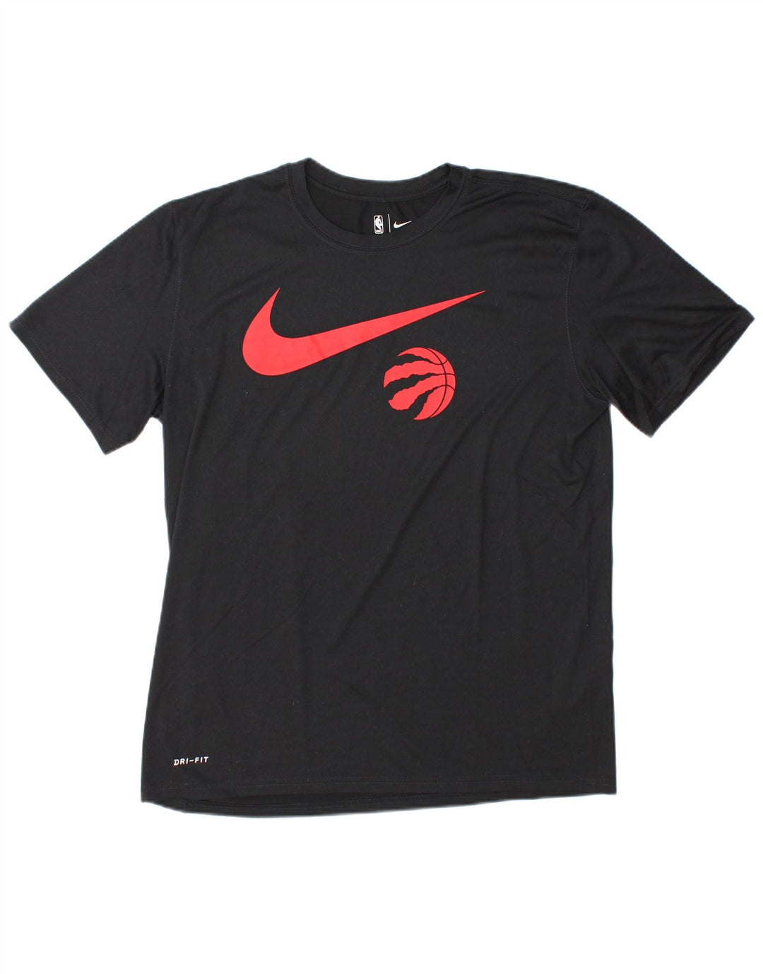 Ανδρικό γραφικό μπλουζάκι Nike Dri Fit, μαύρο πολυεστέρα