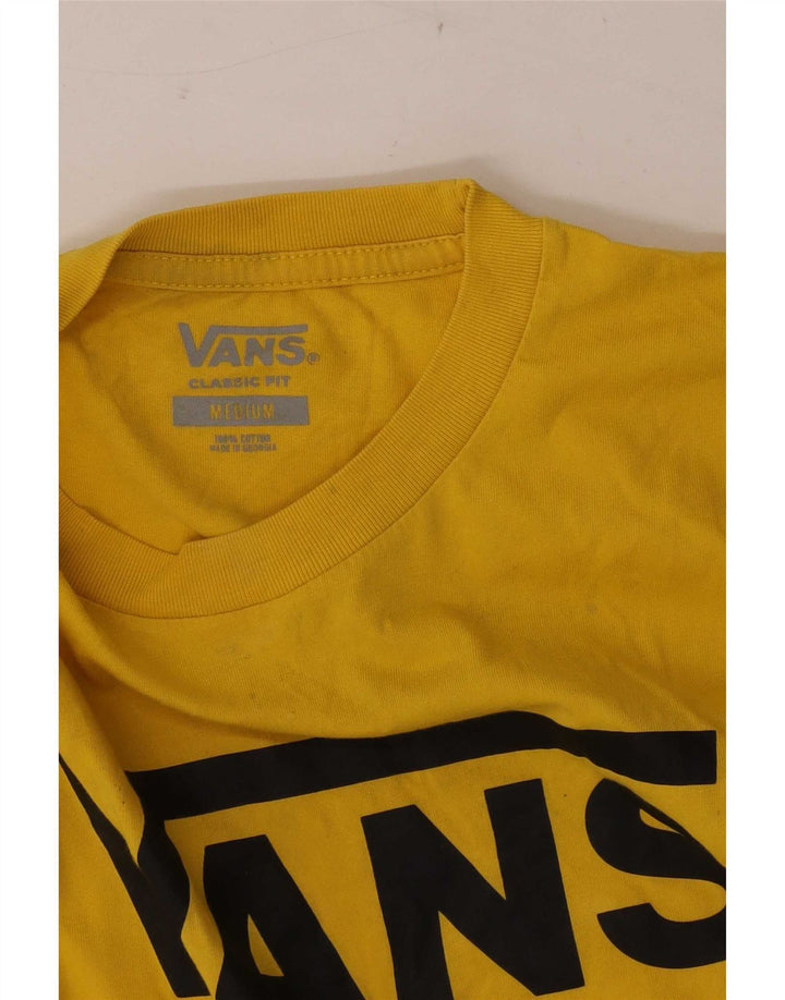 Ανδρικό γραφικό μπλουζάκι Vans Classic Fit Top Μεσαίο κίτρινο βαμβακερό