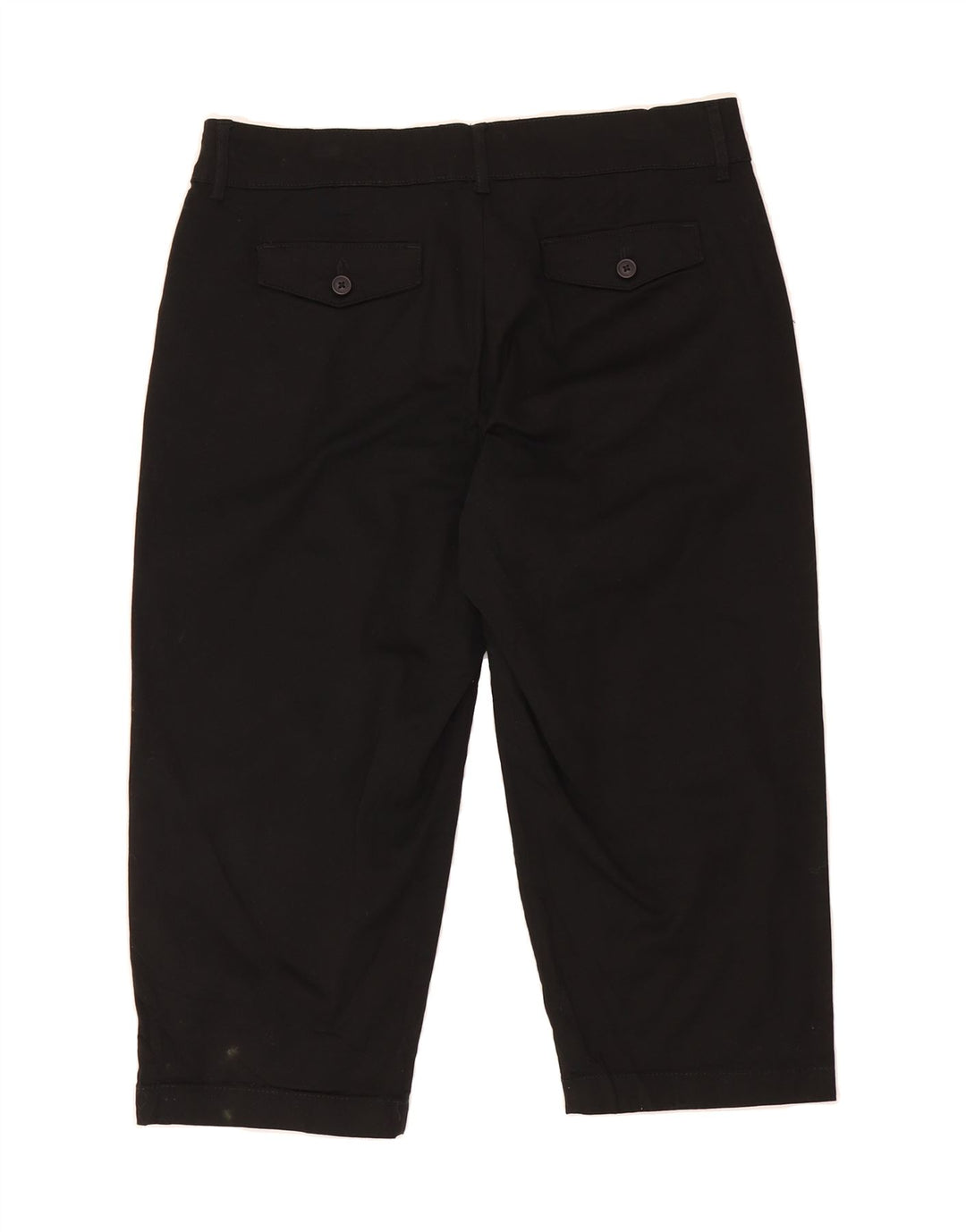 LEE Womens Natural Fit Straight Capri Trousers US 8 Medium W32  Black Vintage Lee and Second-Hand Lee from Messina Hembry 