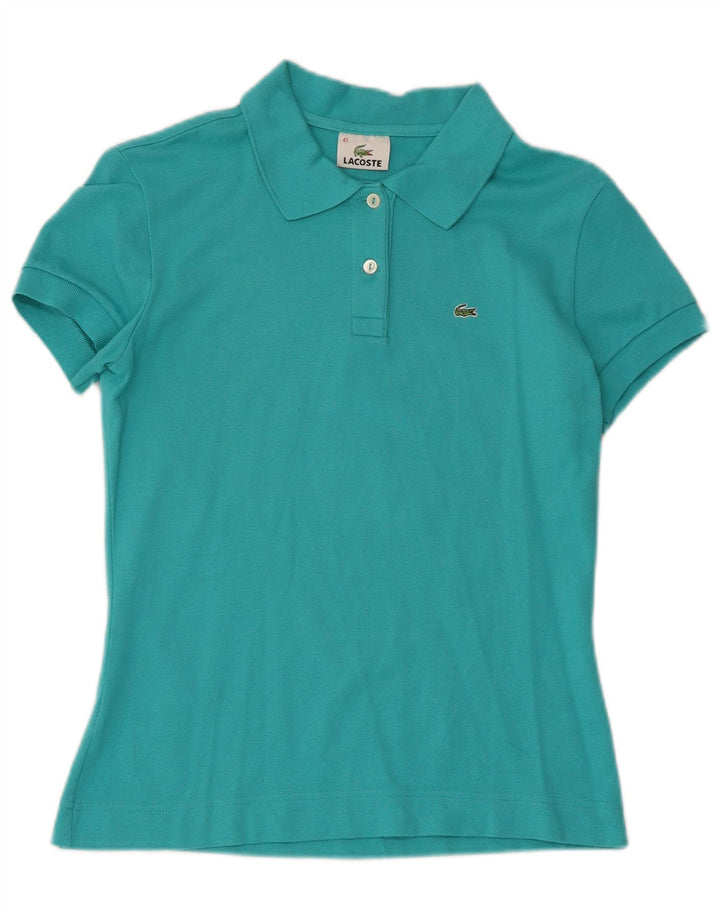 Lacoste Γυναικείο Πόλο Μπλουζάκι Νούμερο 42 Μεγάλο Μπλε Βαμβακερό