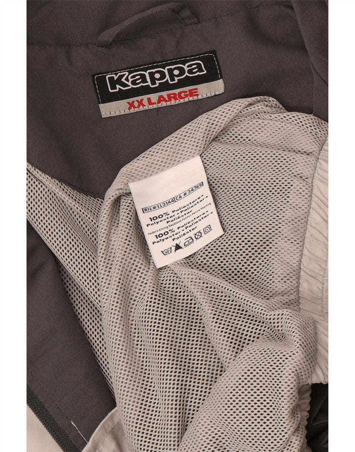 Ανδρική φόρμα KAPPA Top Jacket 2XL Grey Colourblock Polyester