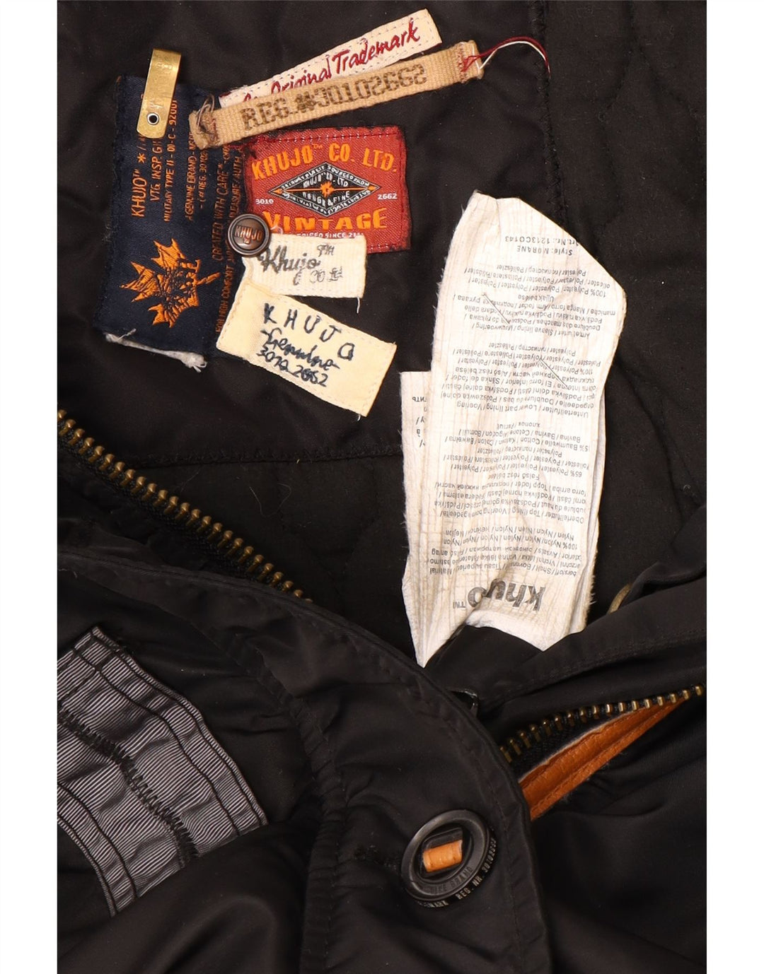 KHUJO Γυναικείο παλτό με κουκούλα με επένδυση UK 14 Μεσαίο μαύρο πολυεστέρα