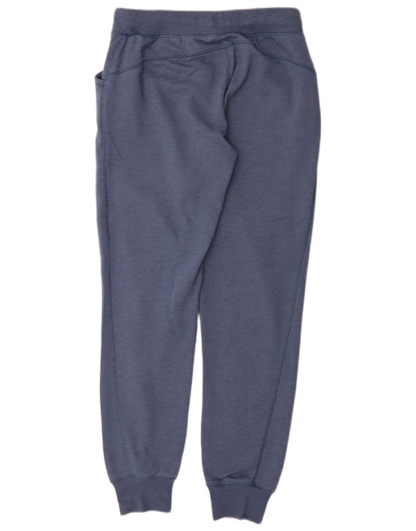Asics Γυναικεία αθλητική φόρμα Παντελόνι Joggers UK 16 Μεγάλο Μπλε Βαμβακερό