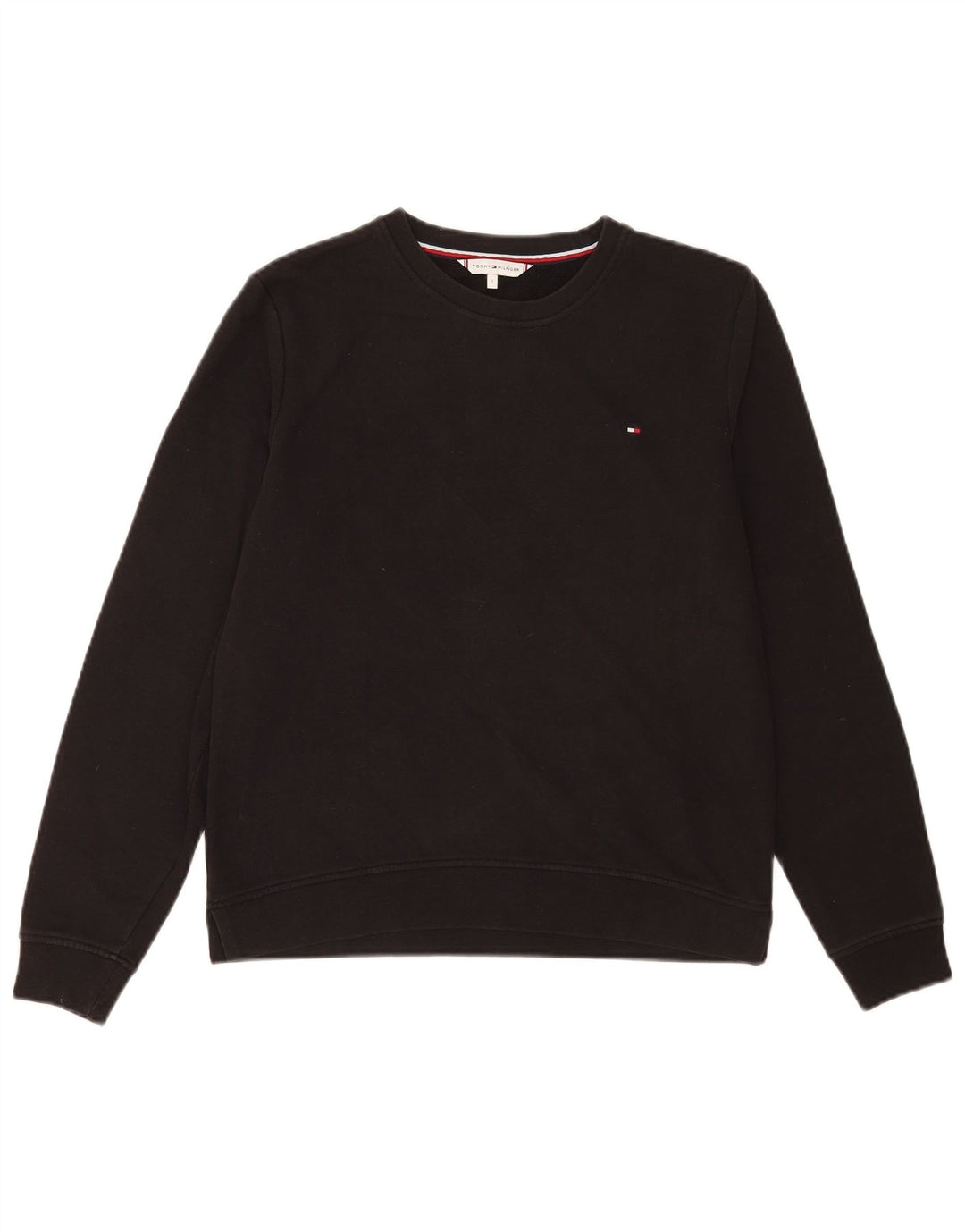 Ανδρικό φούτερ Tommy Hilfiger Jumper Μικρό μαύρο βαμβακερό