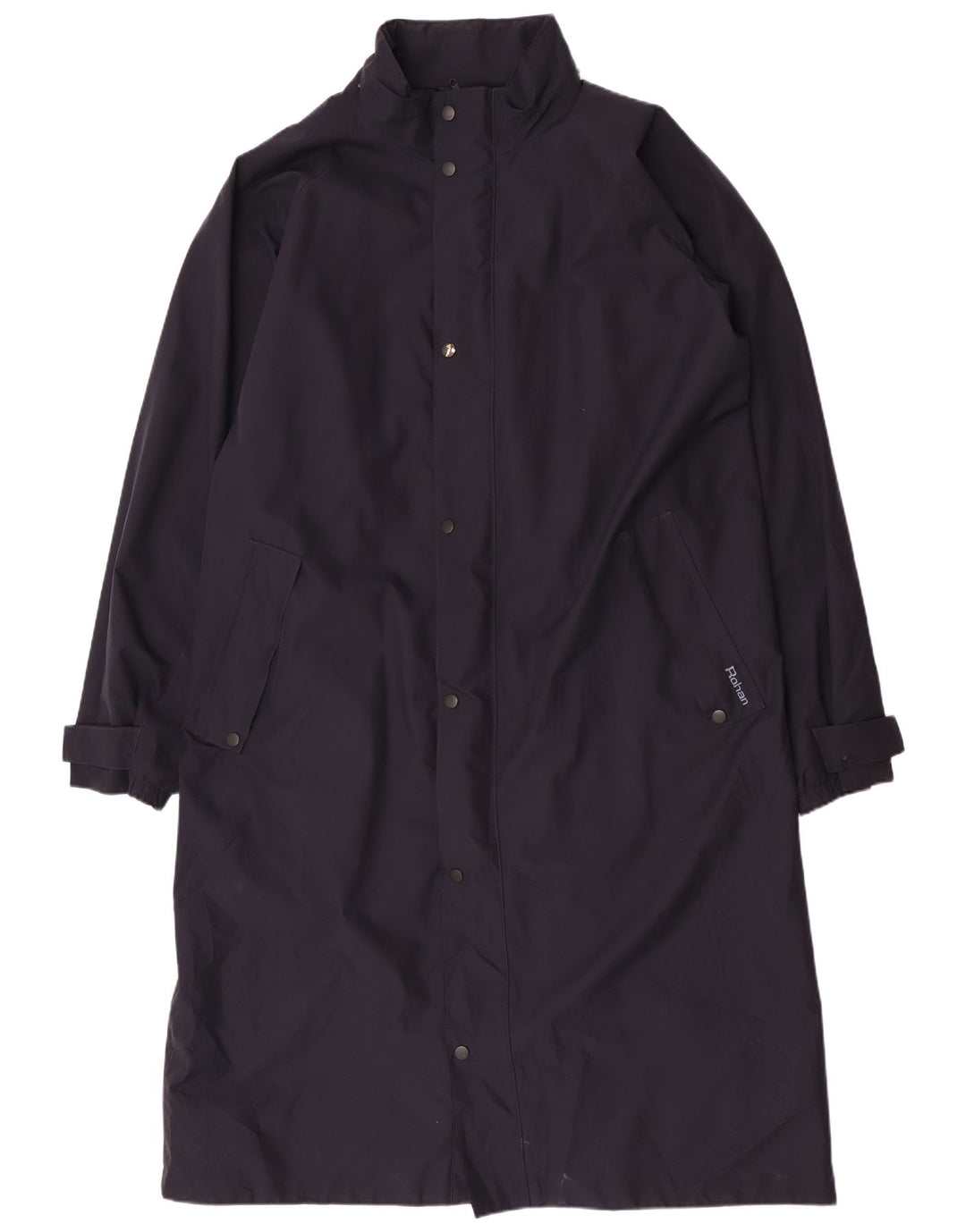Rohan Mens Raincoat UK 40 Large Navy Blue Polyester