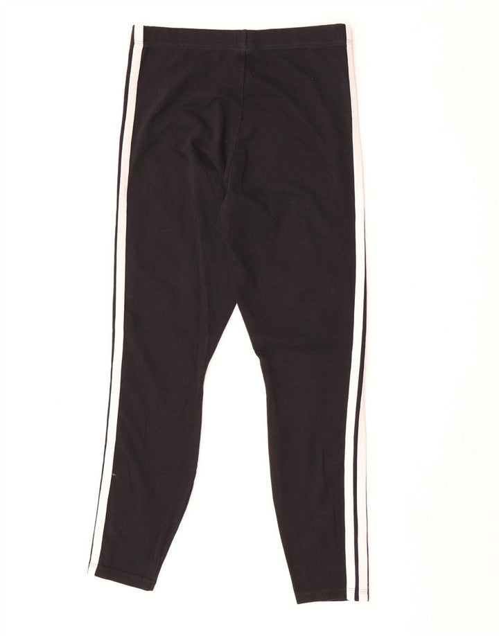 Ανδρικό κολάν Adidas UK 12/14 Μεσαίο μαύρο βαμβακερό