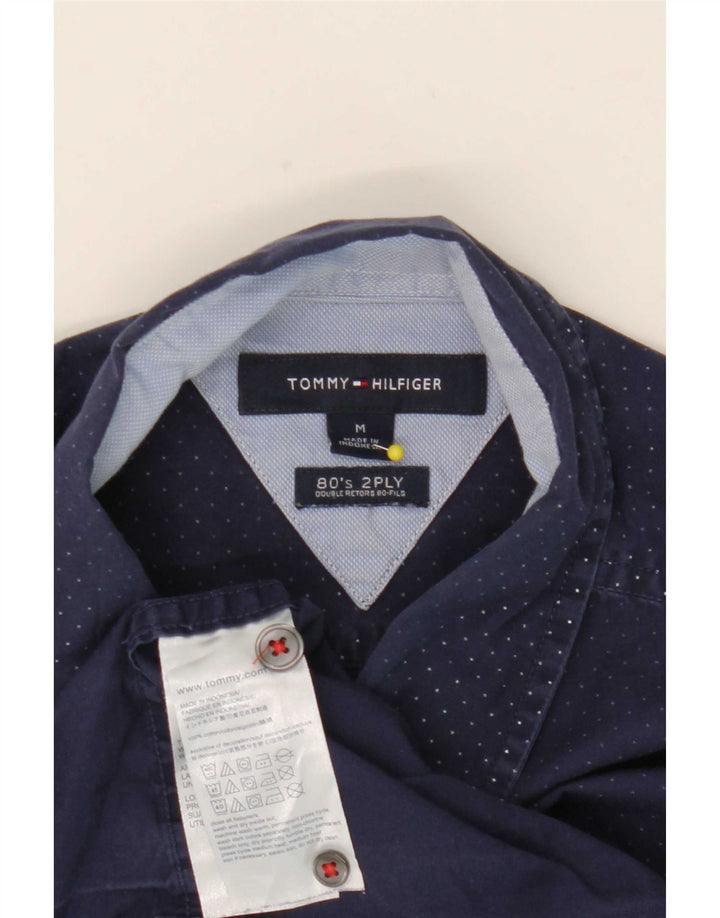 Ανδρικό πουκάμισο Tommy Hilfiger, Βαμβακερό μεσαίο, μπλε ναυτικό