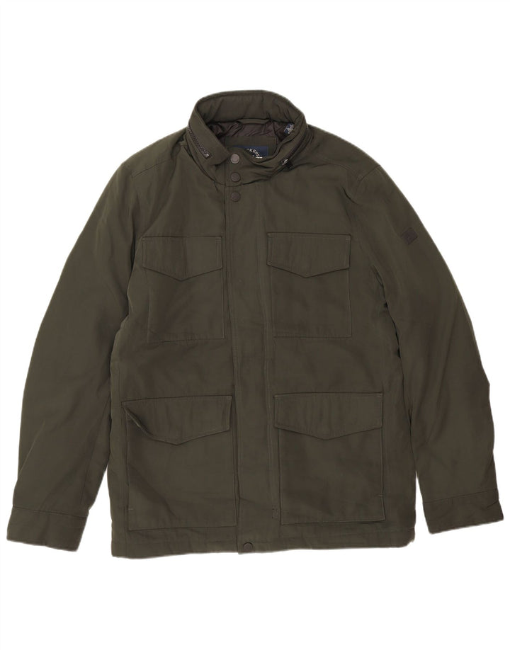 Dockers Ανδρικό Ανεμοδράστη Μπουφάν UK 36 Small Green Polyester