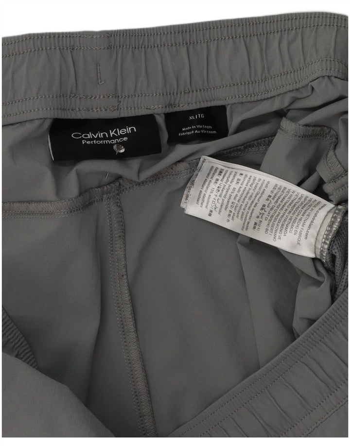 Ανδρικό αθλητικό σορτς Calvin Klein Performance XL Grey Colourblock Polyester