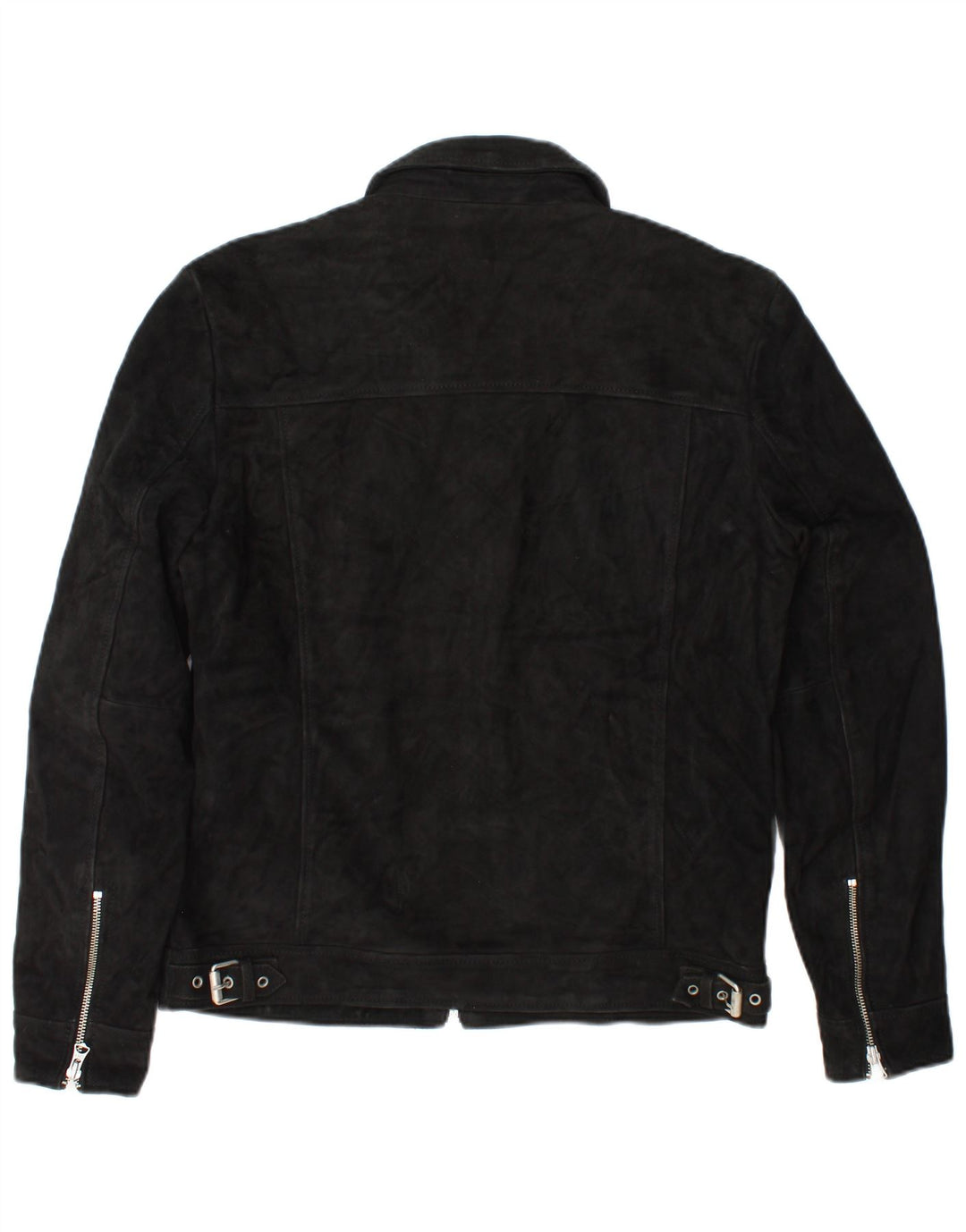 Ανδρικό Suede Jacket SUPERDRY UK 36 Small Black Leather