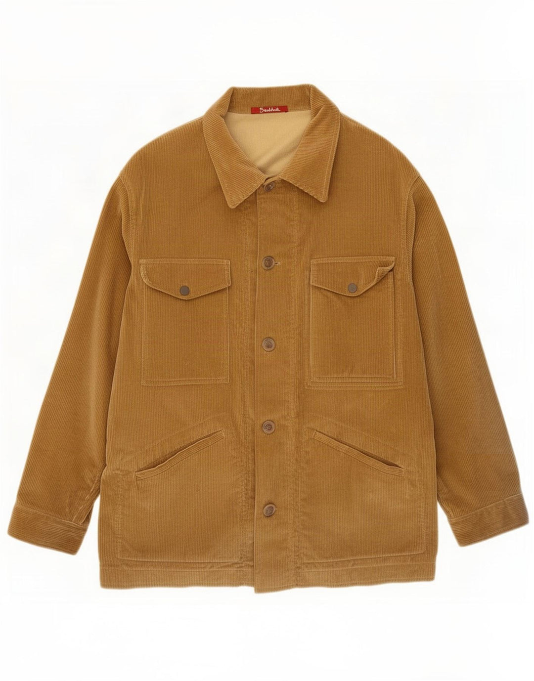 Braddock Ανδρικό κοτλέ μπουφάν UK 38 Medium Beige Βαμβακερό