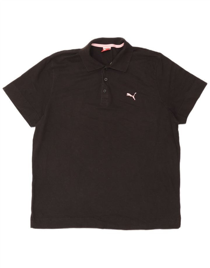 Puma Ανδρικό Πόλο Μπλουζάκι 2XL Μαύρο