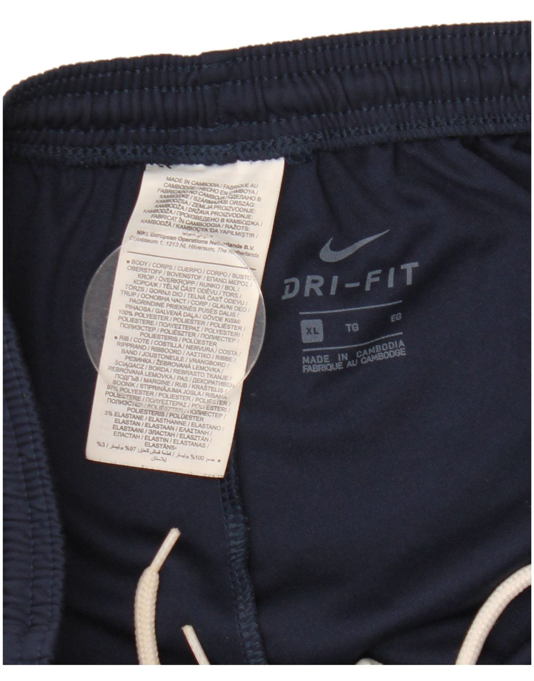Παντελόνι αθλητικής φόρμας Nike Mens Dri Fit Graphic XL Navy Blue Polyester