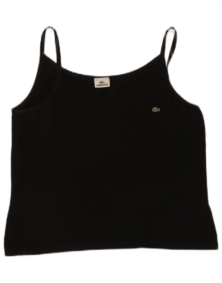 Lacoste Γυναικείο Cami Top Size 48 XL Μαύρο βαμβακερό