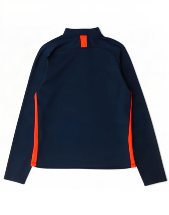 Nike Boys Dri Fit πουλόβερ αθλητική φόρμα 12-13 ετών Large Navy Blue