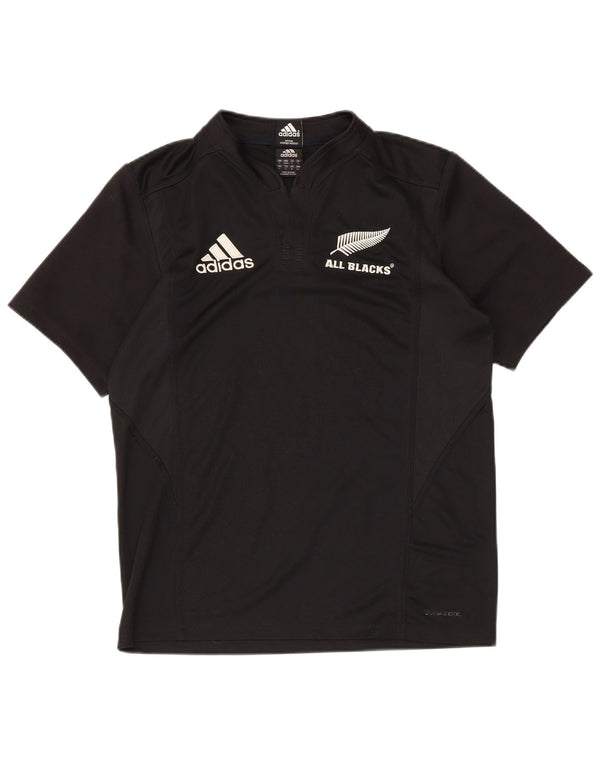 Γραφικό T-shirt Adidas Ανδρικό All Blacks Top Small Black Polyester