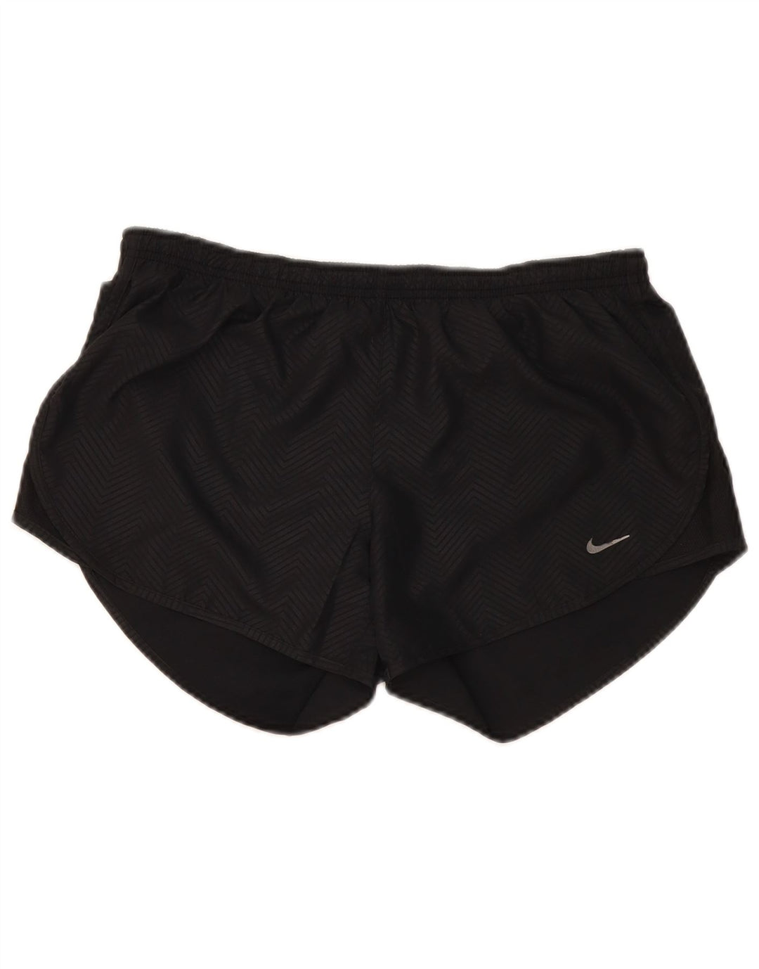 Γυναικείο αθλητικό σορτς Nike Dri Fit UK 14 μεσαίο μαύρο πολυεστέρας Chevron