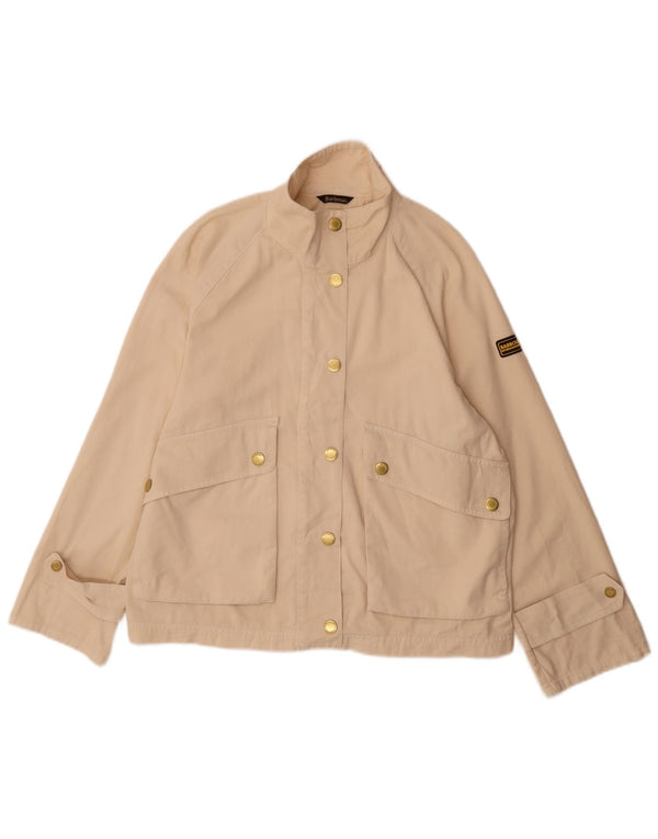 Γυναικείο μπουφάν Barbour Oversized Bomber UK 10 Small Beige Cotton