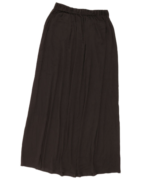 ZARA Γυναικεία Πλισέ Maxi Φούστα Medium W28 Μαύρη