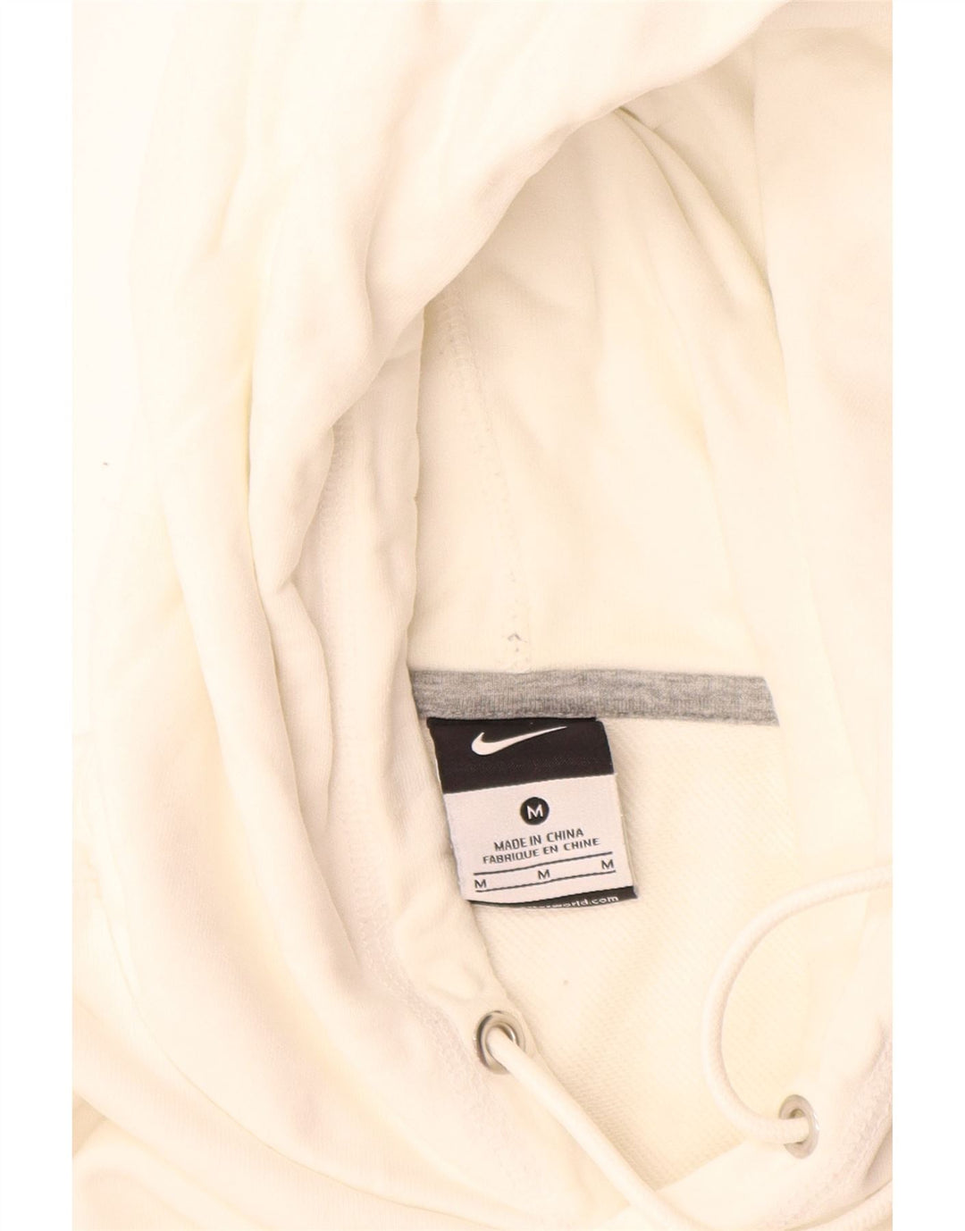 Ανδρικό γραφικό κουκούλα Nike, μεσαίο λευκό, βαμβακερό
