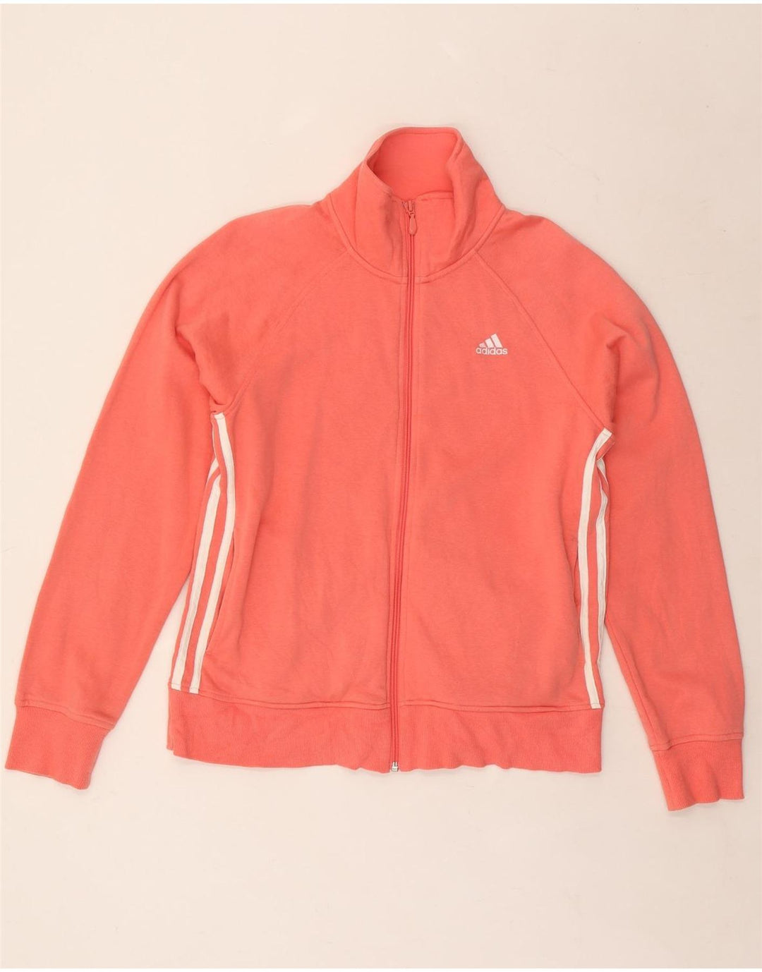 Γυναικεία αθλητική φόρμα Adidas Top Jacket UK 14 Medium Pink Cotton