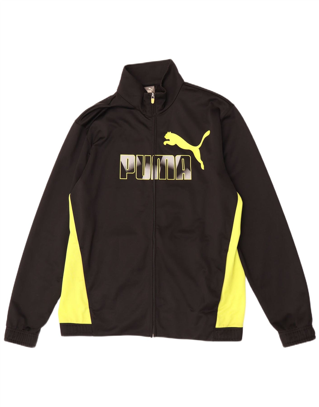 Ανδρική φόρμα φόρμας Puma με γραφικό τζάκετ, μεγάλο μαύρο χρώμα
