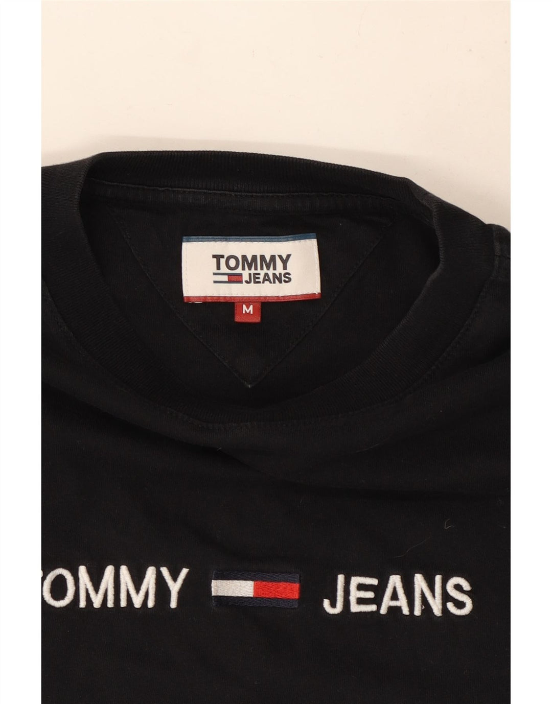 Ανδρικό γραφικό T-Shirt Tommy Hilfiger Top Medium Μαύρο