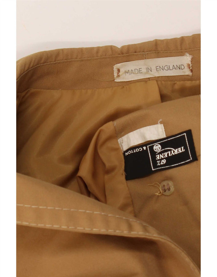 Vintage Ανδρικό Πανωφόρι UK 40 Large Beige Βαμβακερό