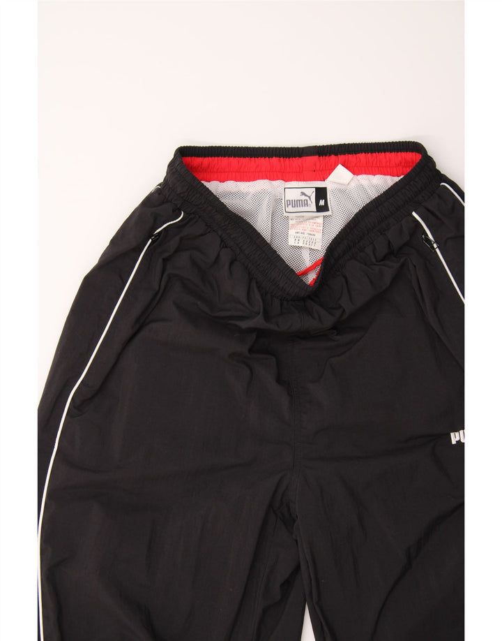 PUMA Mens Tracksuit Trousers Joggers Medium  Black Nylon Vintage Puma and Second-Hand Puma from Messina Hembry 