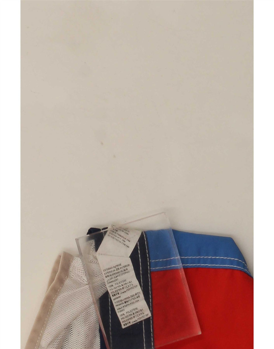 Benetton Boys Graphic Cami Top 10-11 Years XL Red Colorblock Polyester