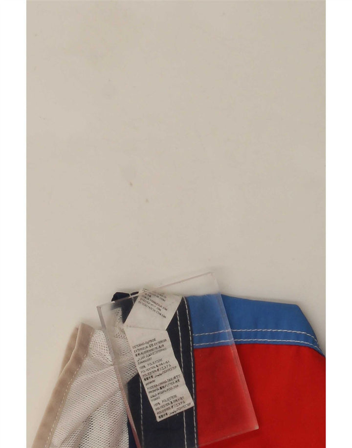 Benetton Boys Graphic Cami Top 10-11 Years XL Red Colorblock Polyester