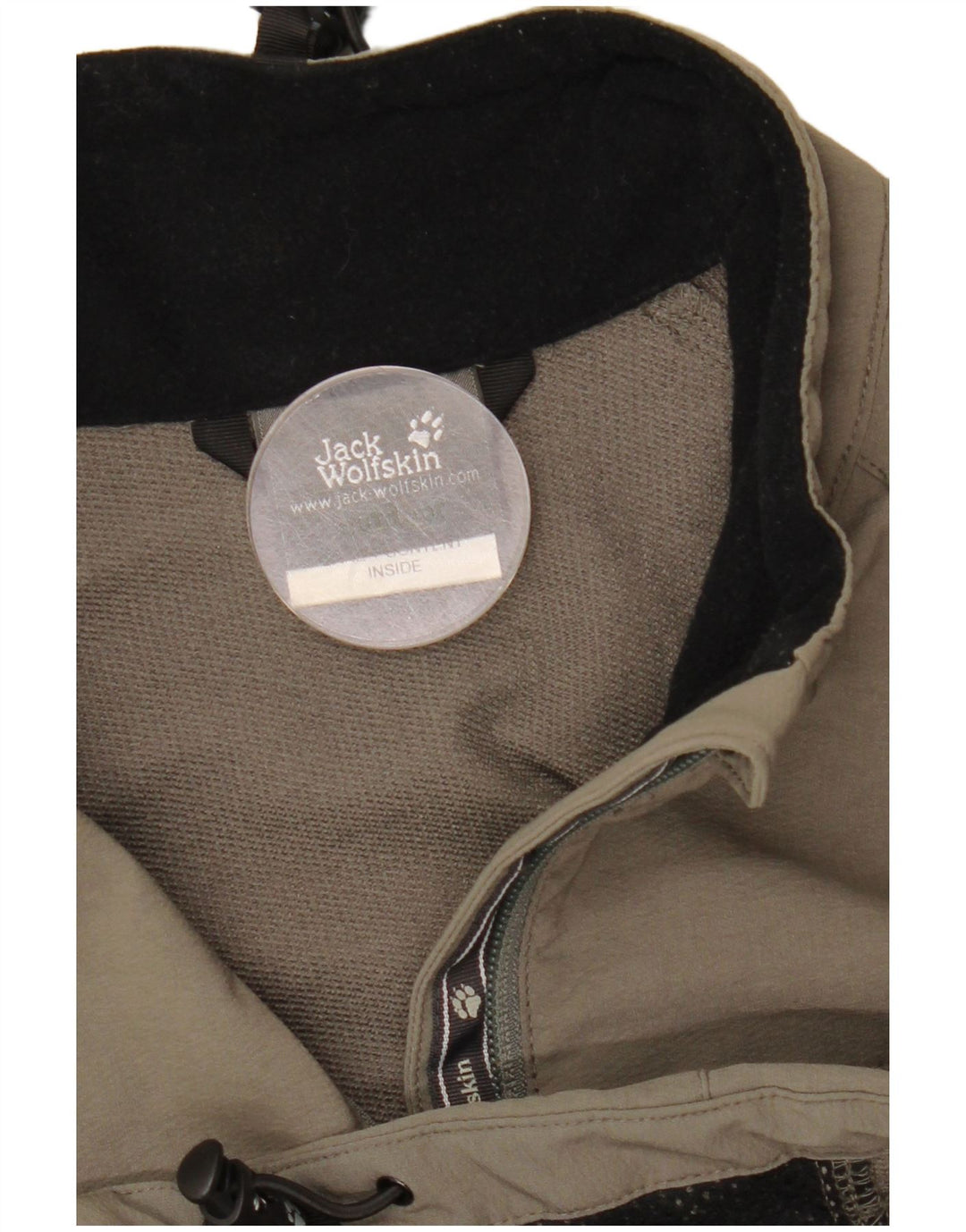 Jack Wolfskin Ανδρικό μπουφάν με φερμουάρ UK 34 Small Khaki Polyamide