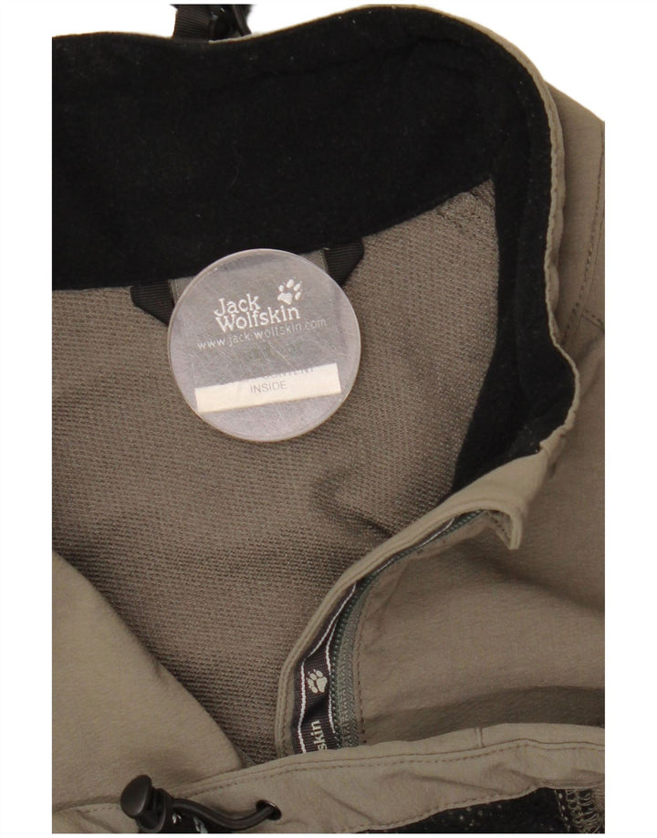 Jack Wolfskin Ανδρικό μπουφάν με φερμουάρ UK 34 Small Khaki Polyamide