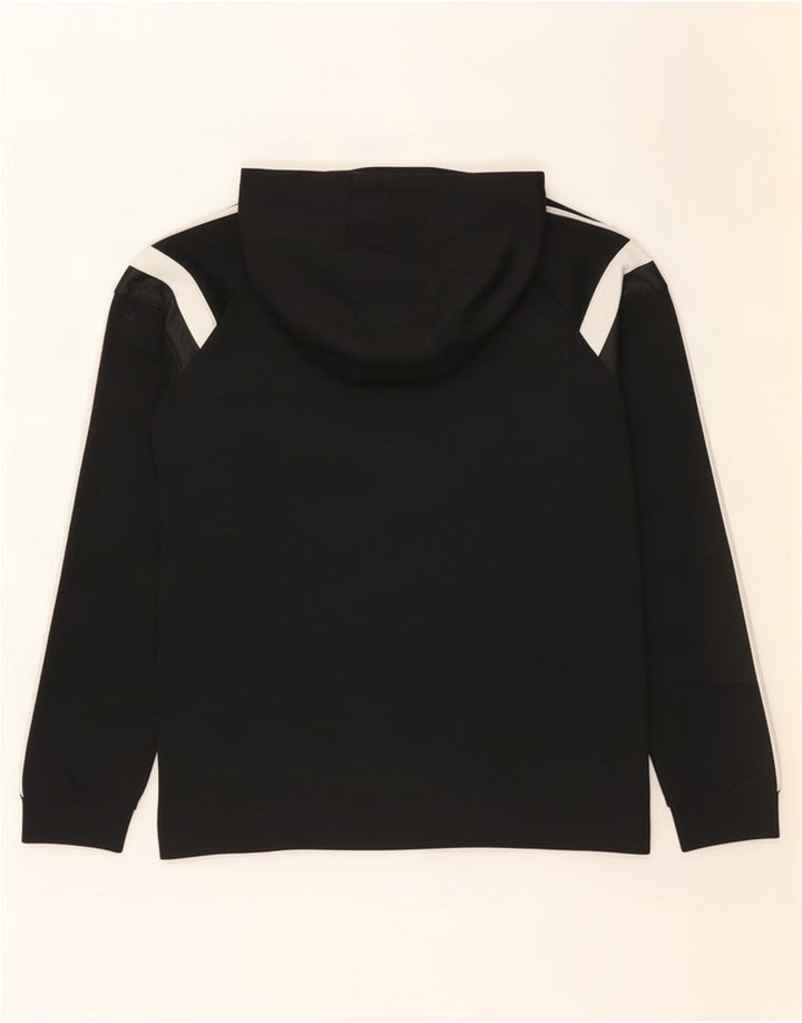 Adidas Ανδρικό Hoodie Jumper Medium Black Colourblock Πολυεστέρας
