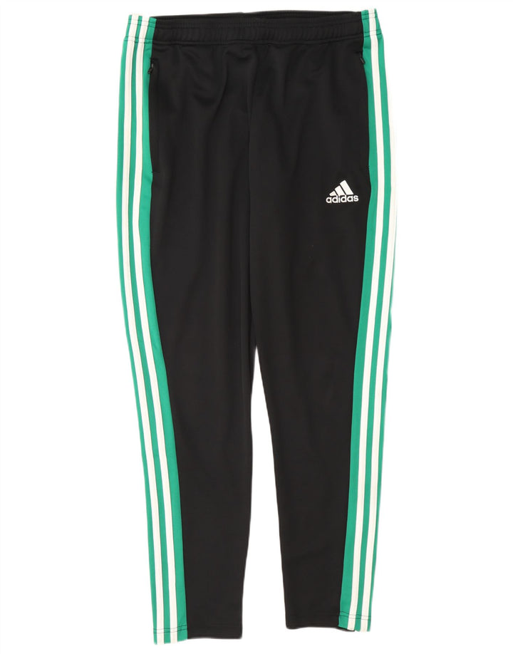 Ανδρική αθλητική φόρμα Adidas Climalite Παντελόνι μεγάλο μαύρο χρώμα πολυεστέρα